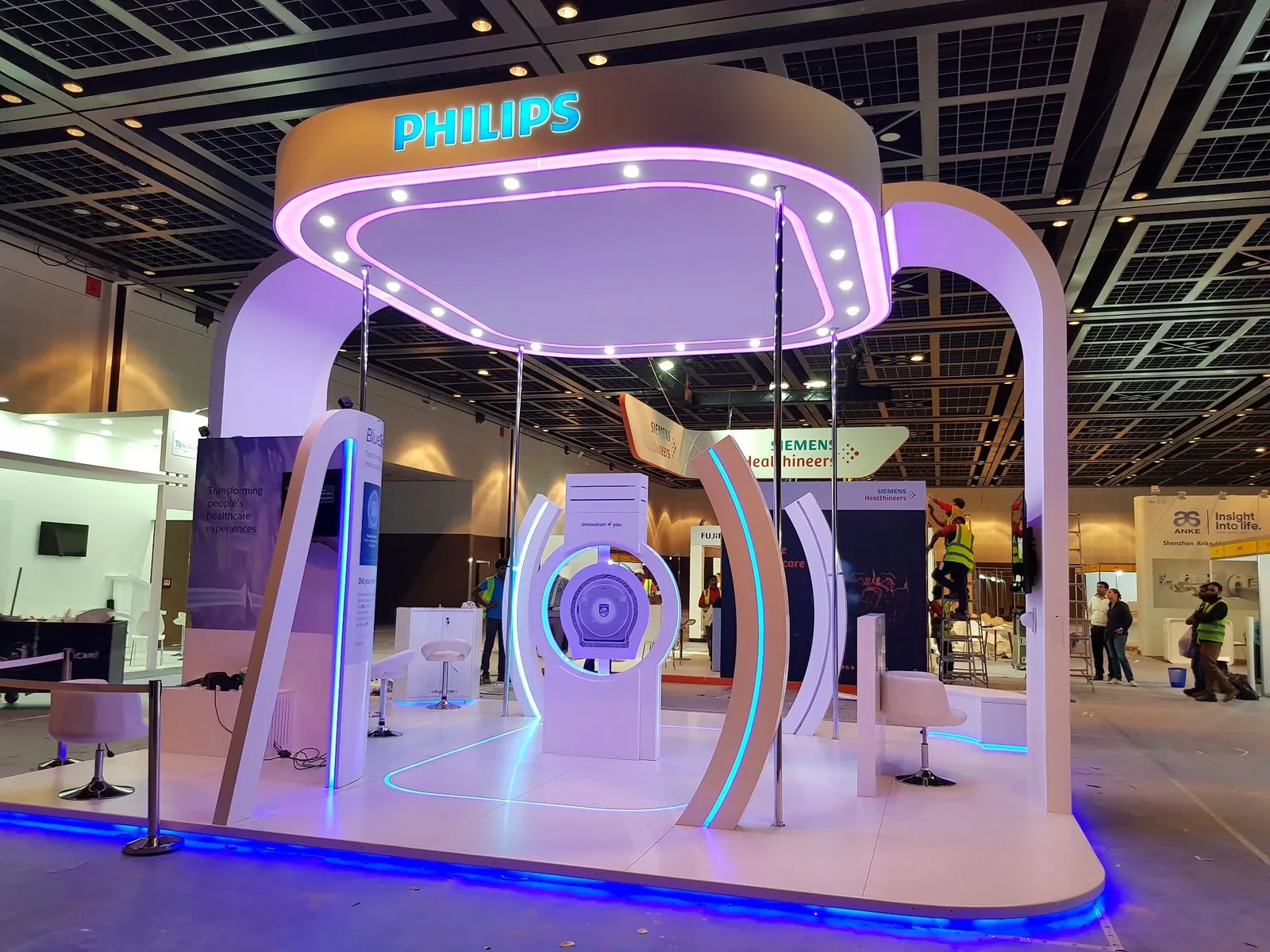 Philips Healthcare MRI exhibition stand at DWTC