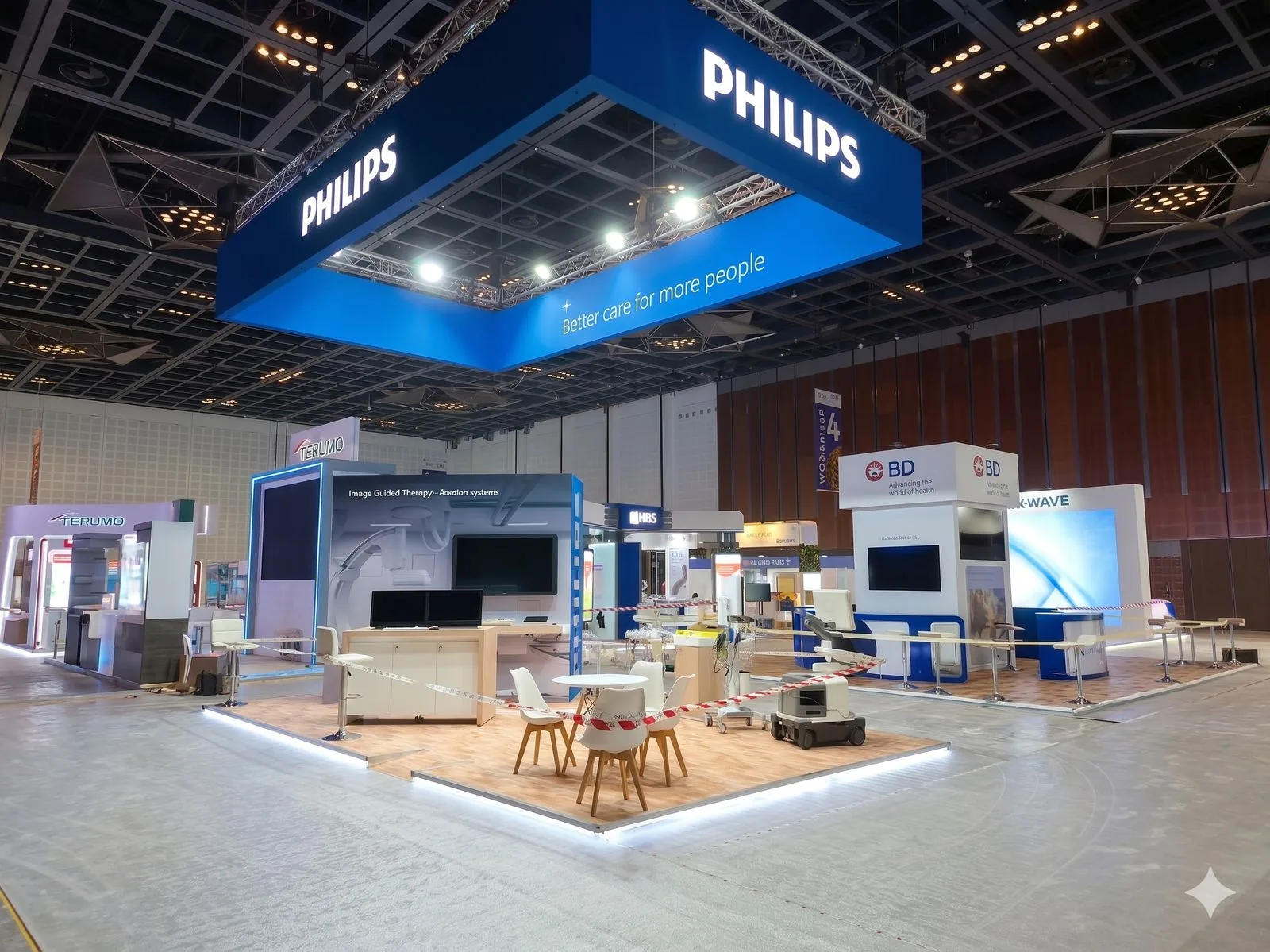 Custom exhibition stand built by Dubai contractor EGS